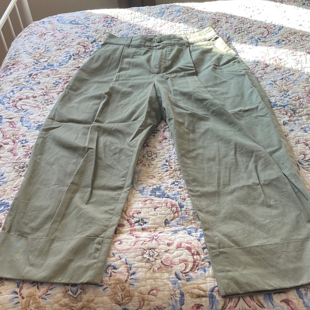 Club Monaco Army Green Trousers